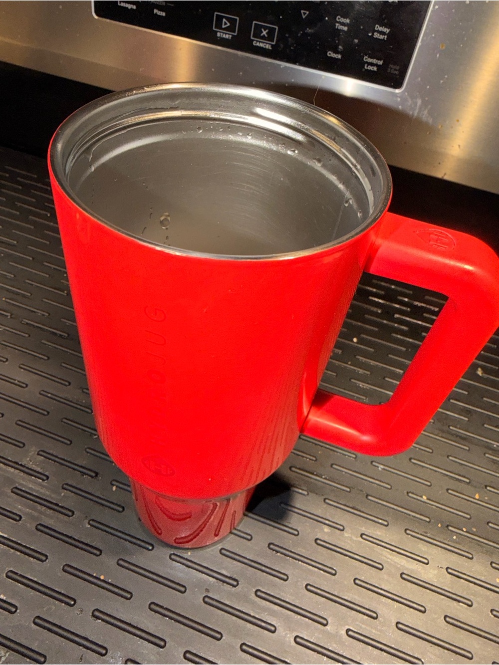 HydroJug Red Insulated Travel Mug with Handle